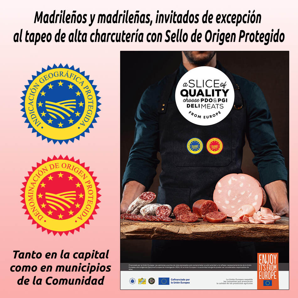 Madrileños y madrileñas, invitados de excepción al tapeo de alta charcutería con Sello de Origen Protegido